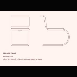 MR CHAIR RATTAN . MIES VAN DER ROHE 1927 