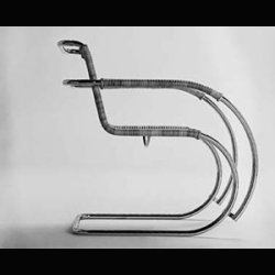 MR CHAIR RATTAN . MIES VAN DER ROHE . 1927