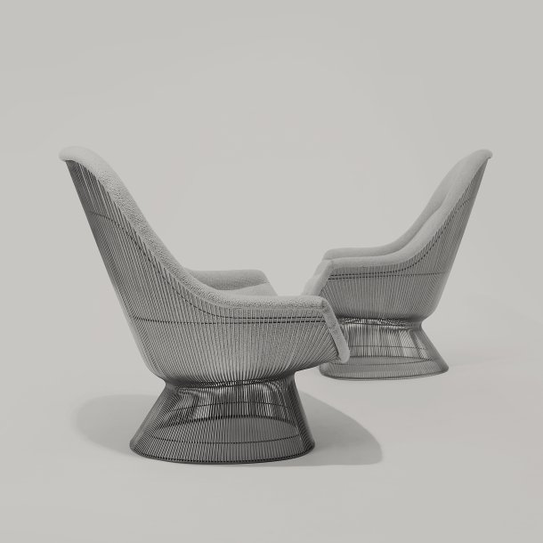 WARREN PLATNER LOUNGE CHAIR  . BY KNOLL 