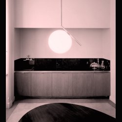 IC LOFTSLAMPE MESSING ANASTASSIADES FLOS