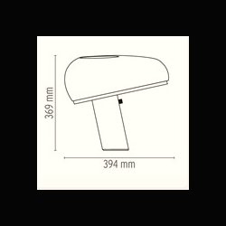 SNOOPY BORDLAMPE CASTIGLIONI FLOS 