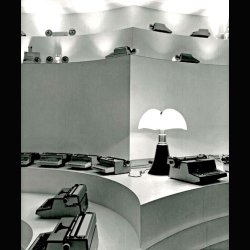 PIPISTRELLO . BLACK  . OLIVETTI PARIS 1965