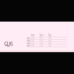 COLLECTOR BORD BARBER &amp; OSGERBY GLAS ITALIA