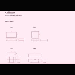 COLLECTOR VITRINE SOFABORD GLAS ITALIA