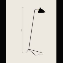 SERGE MOUILLE FLOOR LAMP