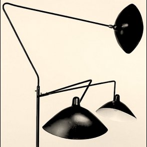 SERGE MOUILLE GULVLAMPE 3 ARMS