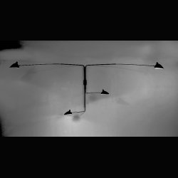 SERGE MOUILLE WALL LAMP 4 ARMS