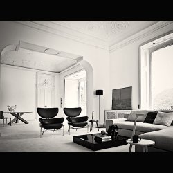 TRE PEZZI LOUNGE CHAIR FRANCO ALBINI CASSINA