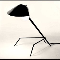 SERGE MOUILLE TRIPOD TABLE LAMP
