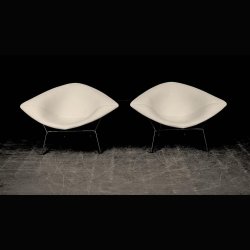 BERTOIA LOUNGE CHAIR . LARGE DIAMOND CHAIR . KNOLL  