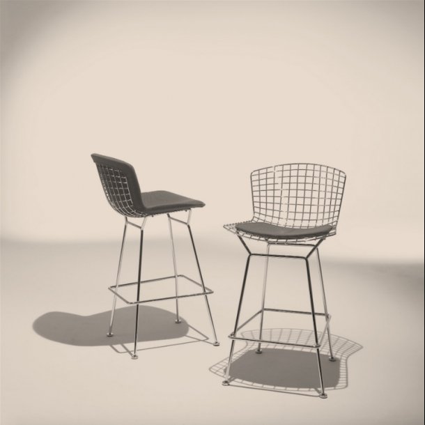 BERTOIA BAR STOOL . CHROME . KNOLL