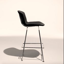 BERTOIA BAR STOOL . CHROME . KNOLL