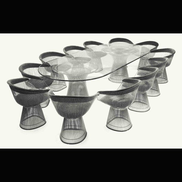 WARREN PLATNER DINING TABLE . KNOLL