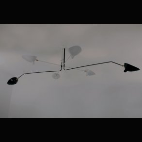 SERGE MOUILLE CEILING LAMP 6 ARMS