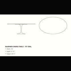 SAARINEN MARBLE TABLE . KNOLL