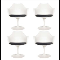 SAARINEN TULIP SIDECHAIR .  KNOLL