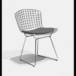 BERTOIA DINING SIDECHAIR .  KNOLL