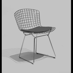 BERTOIA DINING SIDECHAIR .  KNOLL