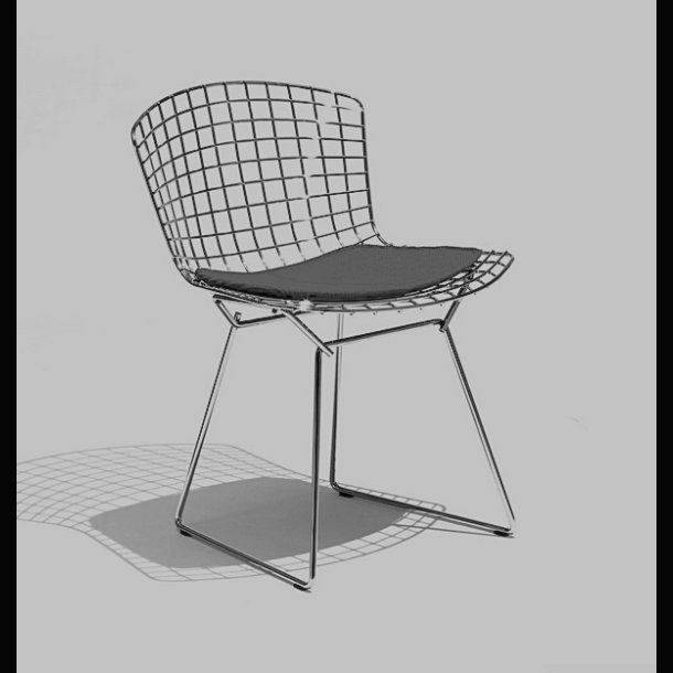 BERTOIA DINING SIDECHAIR .  KNOLL