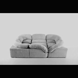 BUTTER SOFA .  BY FAYE TOOGOOD  . 6 pieces in total   