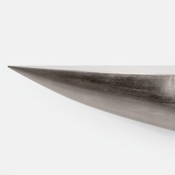 CIOTOLA CONSOLE SILVER  . 140 CM . COLLECTORS PIECE . BY META MEMPHIS 