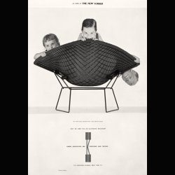 BERTOIA DIAMOND LOUNGE CHAIR .  KNOLL