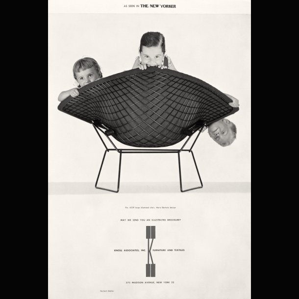 BERTOIA DIAMOND LOUNGE CHAIR .  KNOLL