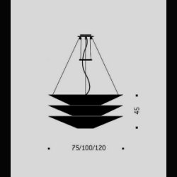 FLOTATION LAMP 75 CM . INGO MAURER . 