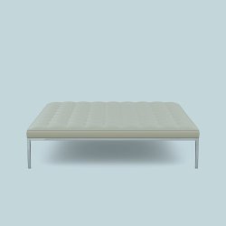 FLORENCE KNOLL BENCH RELAX . POUF  . COFFEE TABLE  . KNOLL 