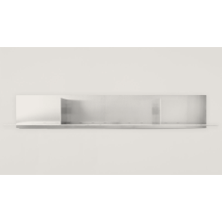 FRAMA . RIVET LARGE METAL SHELF . BY TRAMPEDACH