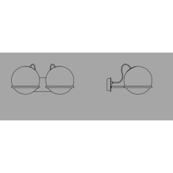 GINO SARFATTI . WALL LAMP . ASTEP 