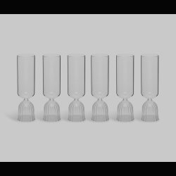 CHAMPAGNE FLUTE . MADE IN ITALY