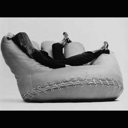 JOE ARMCHAIR IN LEATHER  .  BY POLTRONOVA 