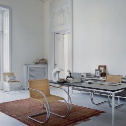 FLORENCE KNOLL TABLE . SQUARE  140 X 140 CM . &amp; MR CHAIR 