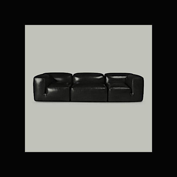 MARIO BELLINI  LEATHER SOFA . MODEL LE MURA  . MADE IN ITALY 
