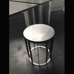 STEEL DINING TABLE 