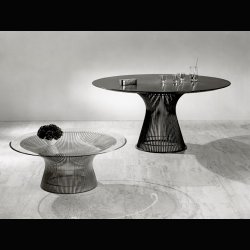 PLATNER DINING TABLE 135 CM  .  KNOLL 