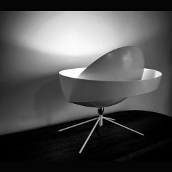SATURN TABLE LAMP . SERGE MOUILLE 