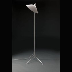 SERGE MOUILLE FLOOR LAMP WHITE EDITION 1957