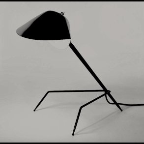 SERGE MOUILLE TRIPOD TABLE LAMP . MADE IN FRANCE 
