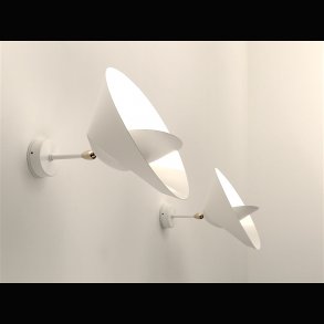 SERGE MOUILLE SATURNE WHITE WALL LAMP