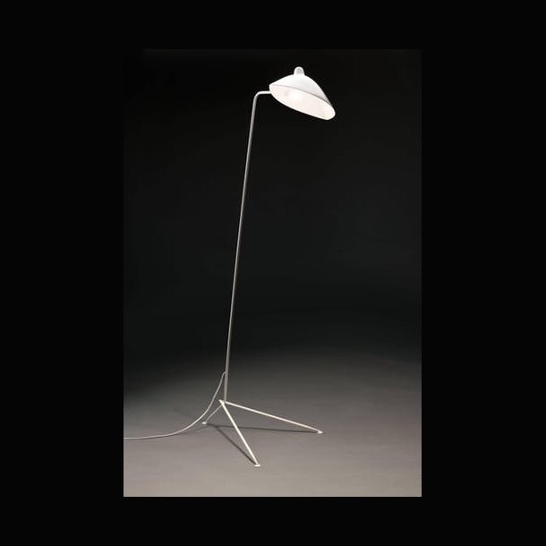 SERGE MOUILLE FLOOR LAMP WHITE EDITION 1957