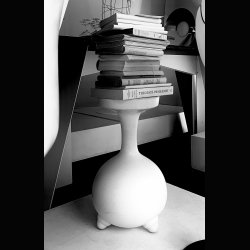 SCULPTURE /  SIDETABLE . CERAMICS .  UNIQUE PIECE BY ARTIST DANIEL CAVEY 