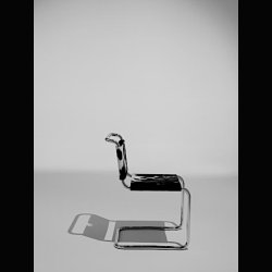 SPOLETO CHAIR . CREME, WHITE OR BLACK LEATHER . BY KNOLL