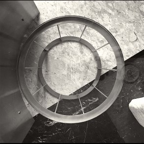  STOOL & SIDE TABLE . GLASS VERSION 