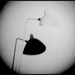 SERGE MOUILLE FLOOR LAMP WHITE EDITION 1957