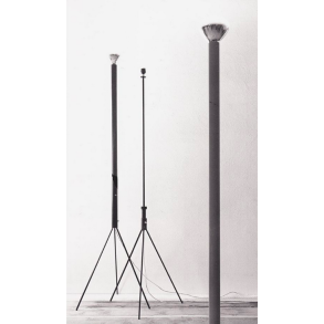 LUMINATOR  FLOOR LAMP IN WHITE . CASTIGLIONI . FLOS 