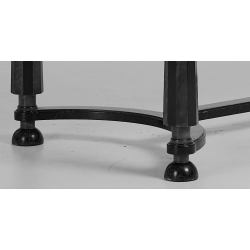  ART DECO TABLE  . 75 CM H . 140 / 220 CM L . VINTAGE UNIQUE PIECE 