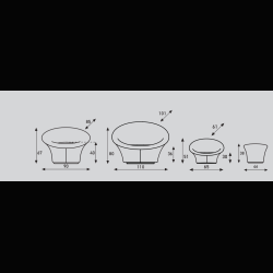 MUSHROOM CHAIR . PIERRE PAULIN