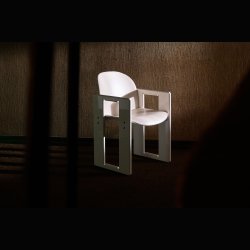 DIALOGO ARMCHAIR .  by Scarpa . white laquered edition